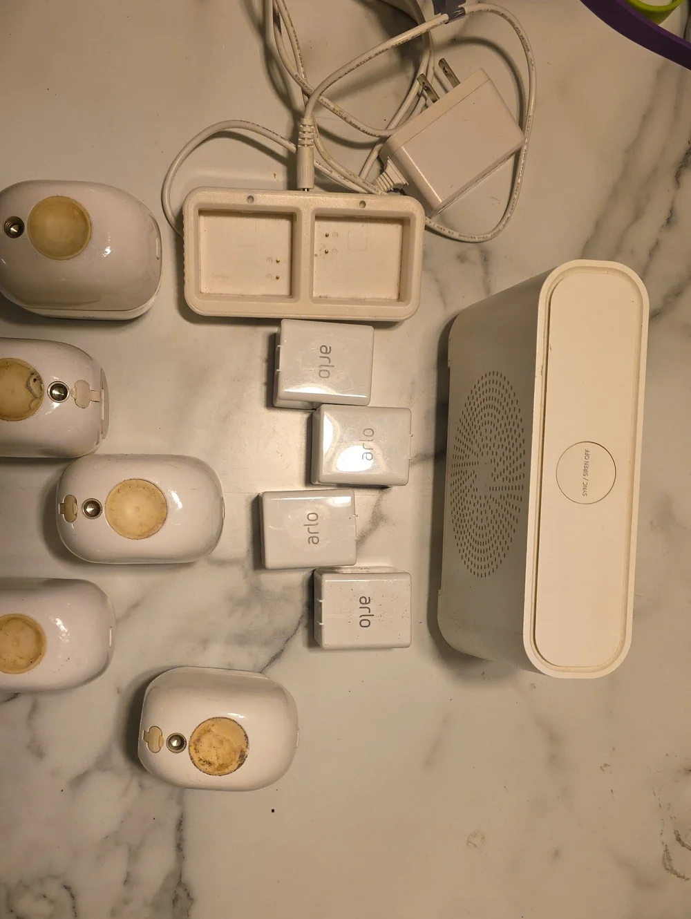 Arlo White Indoor/Outdoor Camera and Base Station Bundle